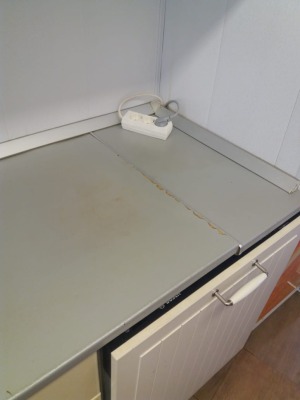 Замена кухонной столешницы в офисе - вид 5 миниатюра